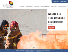 Tablet Screenshot of feuerwehr-rapperswil-jona.ch